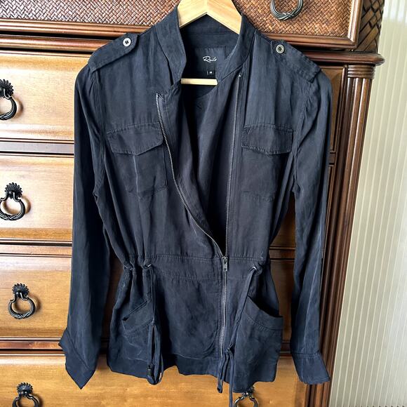 Rails Black Minimalist Contemporary Miles Utility Jacket Size XS - Picture 3 of 12